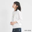 【non-stop】質樸貓咪刺繡T恤-2色