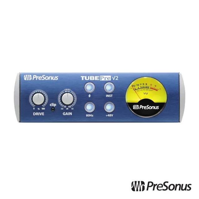 【Presonus】TubePre v2 真空管麥克風前級 DI訊號匹配盒(公司貨)