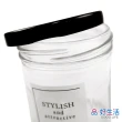 【GOOD LIFE 品好生活】時尚黑蓋圓形玻璃罐（140ml）(日本直送 均一價)