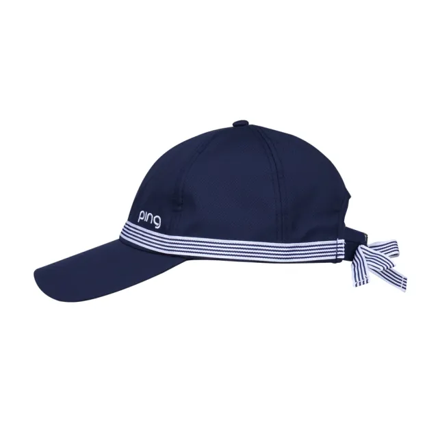 【PING】女款綁帶造型高爾夫球帽-深藍(GOLF/高爾夫配件/RQ23102-58)