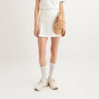 【Arnold Palmer 雨傘】女裝-吸濕排汗抗UV彈性提織短裙(白色)