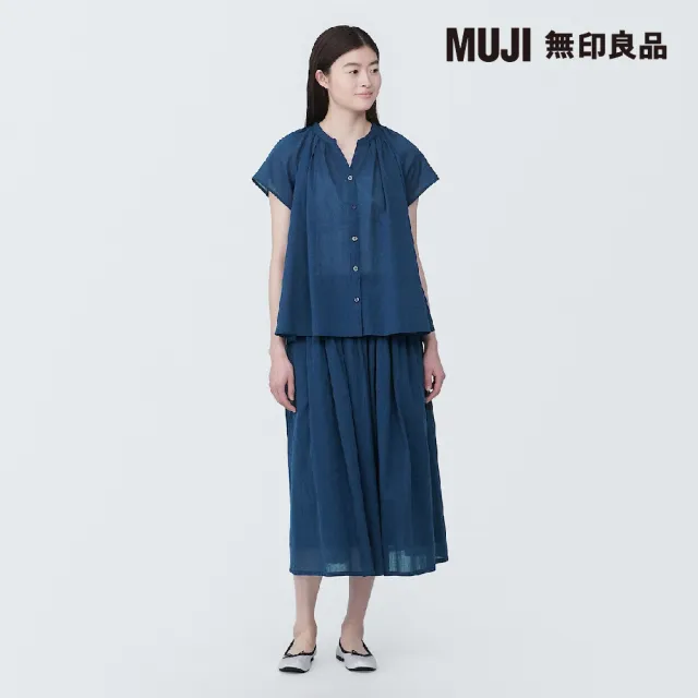 【MUJI 無印良品】女強撚法式袖套衫(共4色)