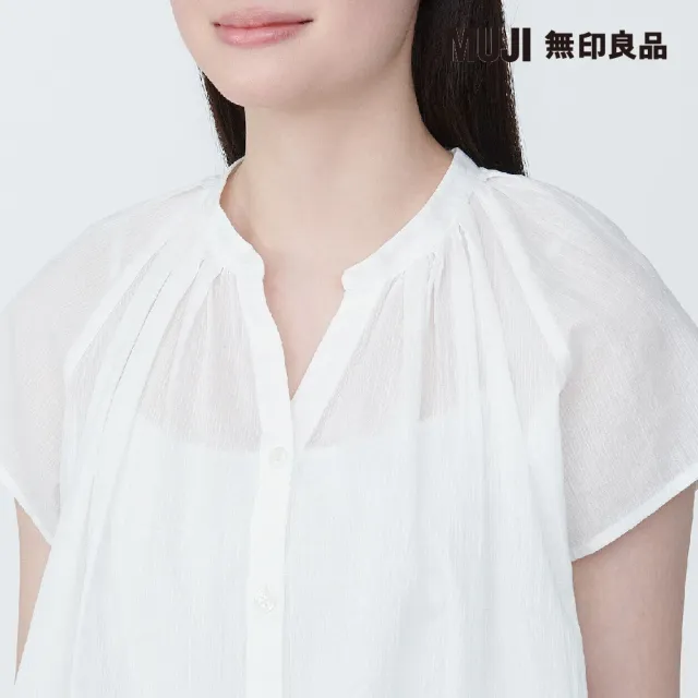 【MUJI 無印良品】女強撚法式袖套衫(共4色)