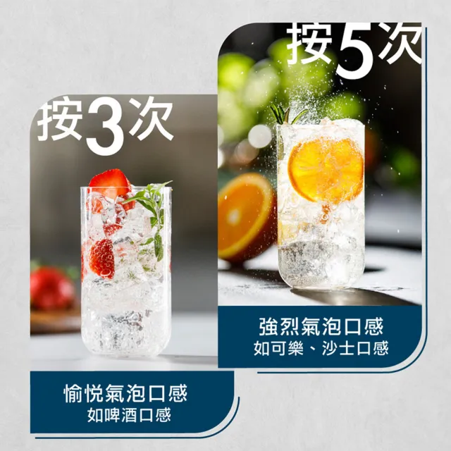 【福利品】Sodastream-TERRA 自動扣瓶氣泡水機 純淨白/迷霧藍(保固2年)