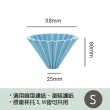 【ORIGAMI】純色陶瓷濾杯組S 含杯座＋原廠濾紙Ｓ一包(台灣總代理)