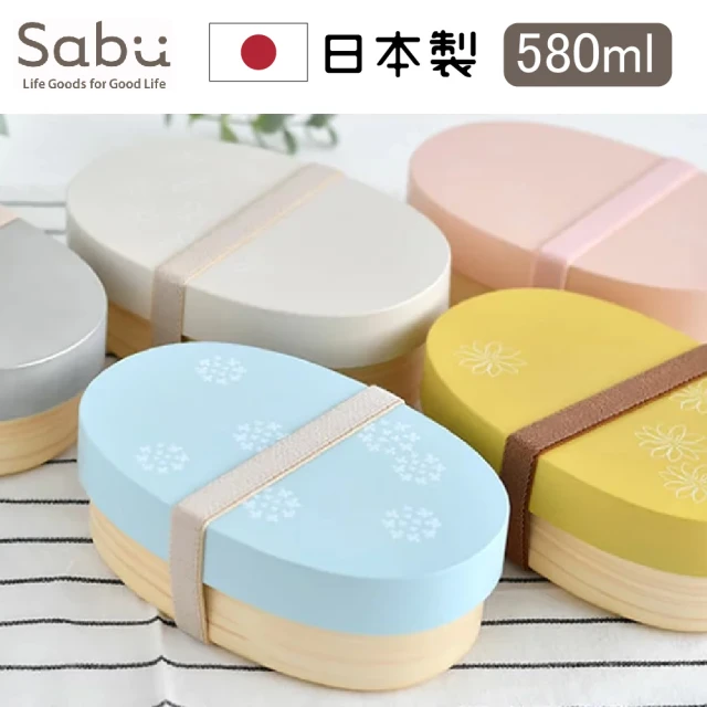 【SABU HIROMORI】日本製復古文青抗菌小判可微波橢圓便當盒 附束帶 金幣型(580ml 洗碗機 精緻 防漏 日式)