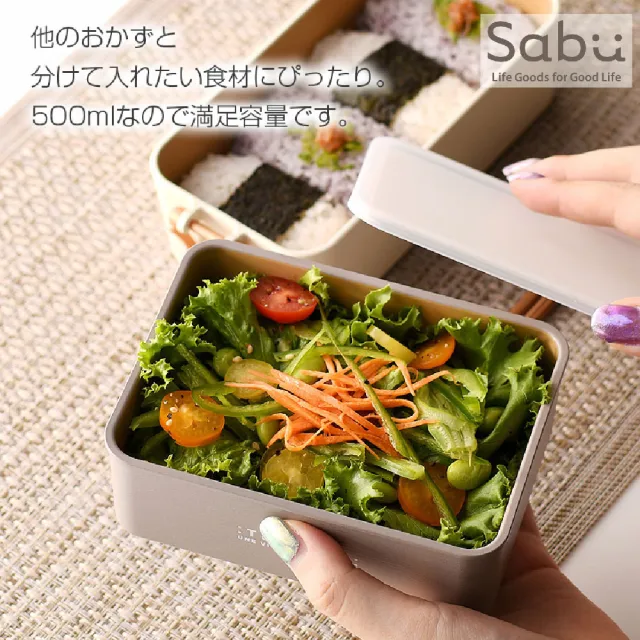 【SABU HIROMORI】日本製TROUSSE北歐風木紋高品質大容量可微波保鮮盒(500ml 洗碗機 文青 復古 4色任選)