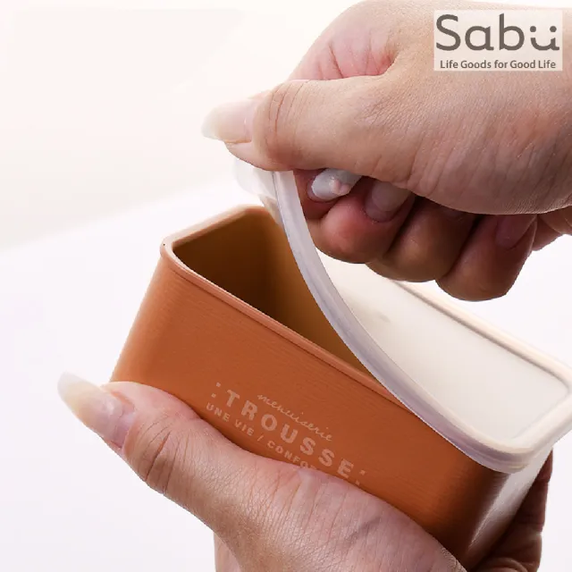 【SABU HIROMORI】日本製TROUSSE北歐風木紋高品質可微波保鮮盒  莫蘭迪色(230ml 洗碗機 精緻 文青 復古)