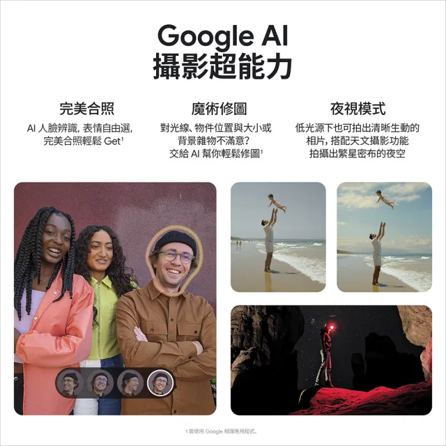 【Google】Pixel 8a 6.1吋 5G(8G/256G/Google Tensor G3/6400萬像素/AI手機)(六合一hub組)