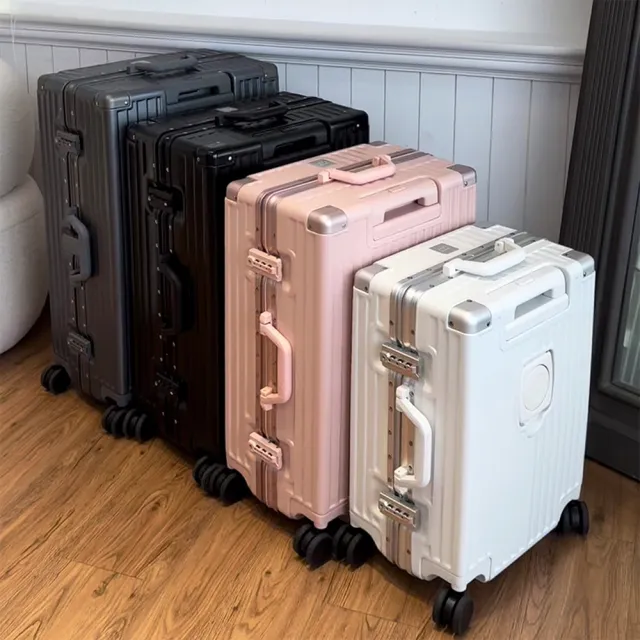 【Honeymoon】29吋多功能杯架USB充電行李箱(行李箱/旅行箱)