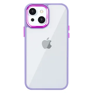 IPhone 14 PLUS 手機殼 6.7吋 多種顏色電鍍邊框手機保護殼保護套(IPhone 14 PLUS 手機殼 保護套)