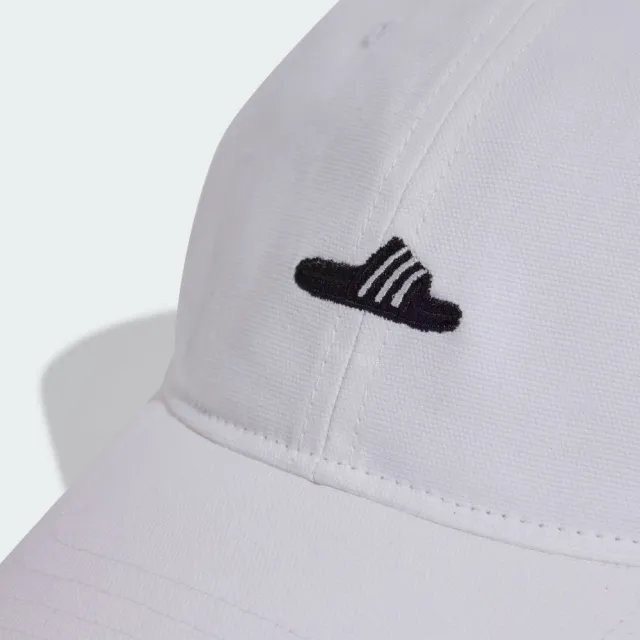 【adidas 愛迪達】棒球帽 鴨舌帽 運動帽 愛迪達 帽子 刺繡 遮陽 穿搭 男女 白(IS7393 ∞)