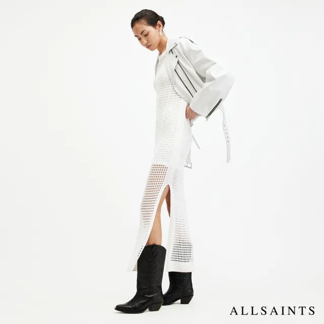 【ALLSAINTS】PALOMA 人造絲中長版洋裝(常規版型)