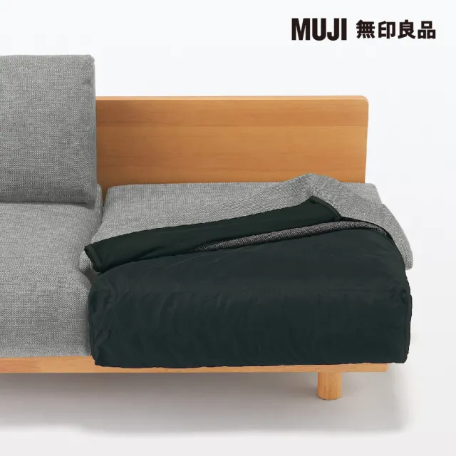 【MUJI 無印良品】木製簡約沙發/2人座/灰色 寬149*深74.5*高69cm(大型家具配送)