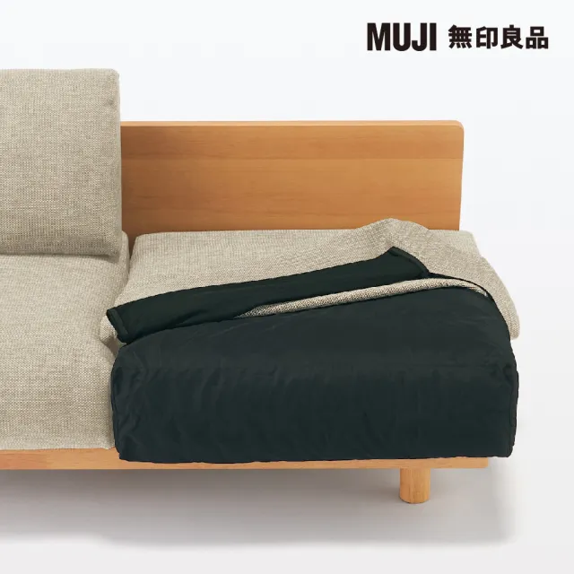【MUJI 無印良品】木製簡約沙發/2人座/米色 寬149*深74.5*高69cm(大型家具配送)