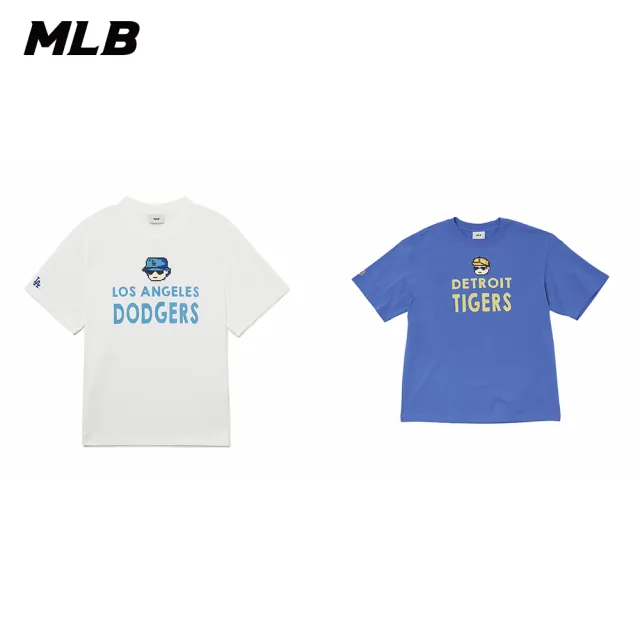 【MLB】短袖T恤 Play系列 老虎/道奇隊(3ATSP0133-兩色任選)