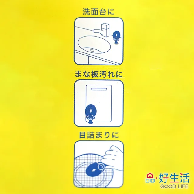 【GOOD LIFE 品好生活】迷你萬用站立式清潔棕刷(日本直送 均一價)