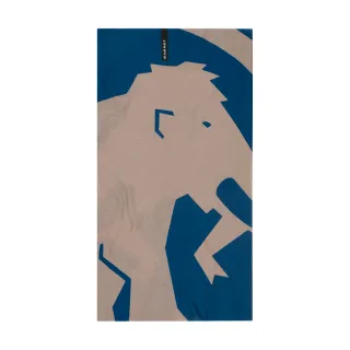 【Mammut 長毛象】Mammut Logo 防曬快乾頭巾 深冰藍/薩凡納褐 #1191-05817