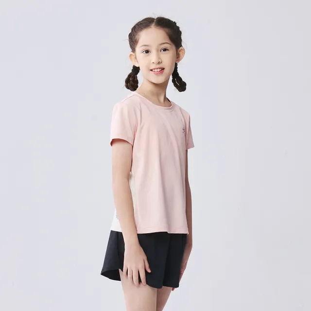【BATIS 巴帝斯】24SS 女配色機能短T-女童-二色