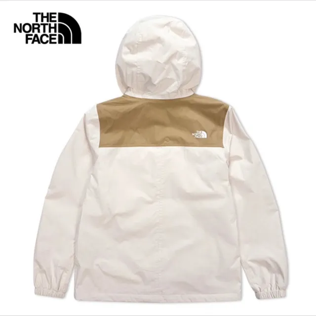 【The North Face】TNF 北臉 防水防風外套 休閒 W ANTORA JACKET - AP 女 奶茶色(NF0A5K2XROR)