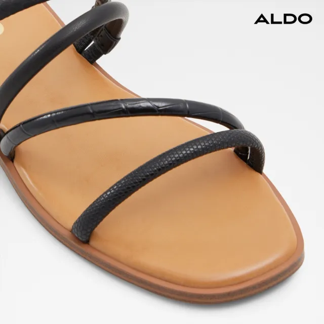 【ALDO】STILA-時尚簡約細帶涼拖鞋-女鞋(黑色)