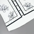 【ILEY 伊蕾】藝術線條花朵彩繪印花襯衫(白色；M-XL；1242521511)