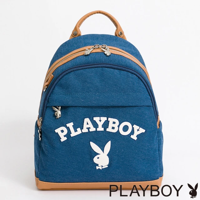 PLAYBOY 後背包 Newtro系列(藍色)