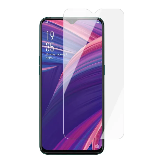 OPPO R17 Pro 9H非滿版玻璃鋼化膜高清手機保護貼玻璃貼(買一送一-R17 Pro保護貼R17 Pro鋼化膜)