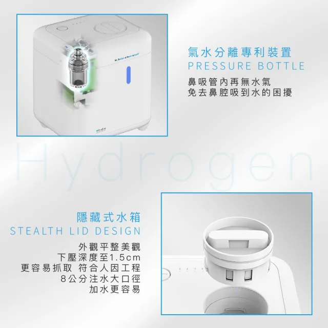 亞迦培氫氣機+余仁生濃稠晶絲燕窩4盒(優惠活動開跑 氫氣 氧 氫水 保健  養生)