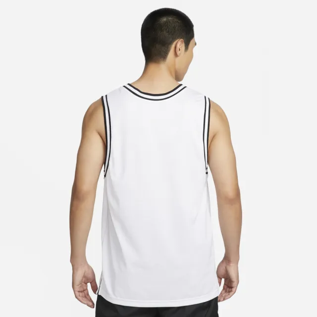 【NIKE 耐吉】AS M NK DF DNA JERSEY 白色 籃球背心 運動 男 透氣 排汗(FQ3708-100 ∞)