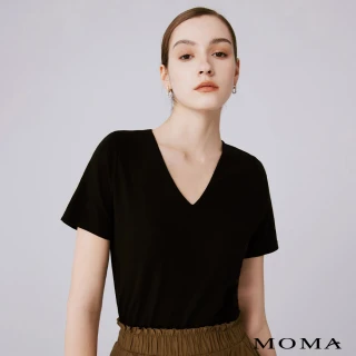 【MOMA】簡約V領速乾T恤(三色)