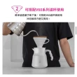 【HARIO】V60不鏽鋼保溫咖啡壺PLUS+限量虎紋濾杯+濾紙(黑色/白色)