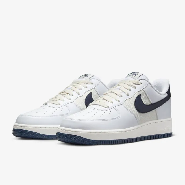 【NIKE 耐吉】運動鞋 休閒鞋 男鞋 NIKE AIR FORCE 1 07 NN White Obsidian Fir 藍白 AF1 低筒(HF4298100)