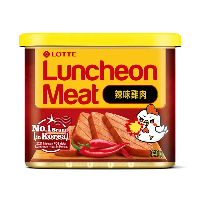 【Lotte 樂天】雞肉午餐肉340g(口味任選)