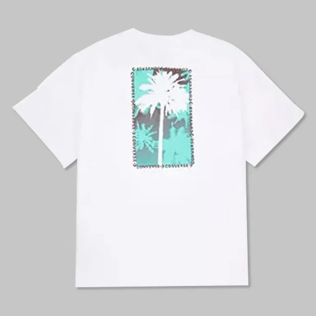 【CONVERSE】FESTIVAL PALM TREE TEE WHITE 短袖上衣 男上衣 T恤 白色(10027152-A01)