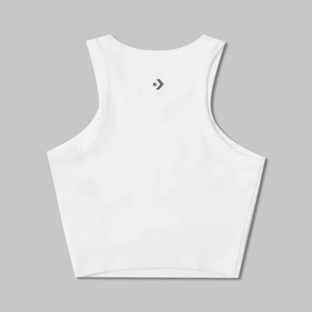 【CONVERSE】WORDMARK KNIT TANK TOP 背心 女 白色(10026502-A02)