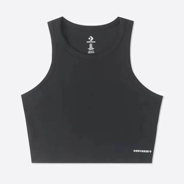 【CONVERSE】WORDMARK KNIT TANK TOP 背心 女 黑色(10026502-A01)