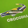 【Crocodile Junior 小鱷魚童裝】『小鱷魚童裝』經典鱷魚拚色印圖T恤(產品編號 : C65414-04 小碼款)