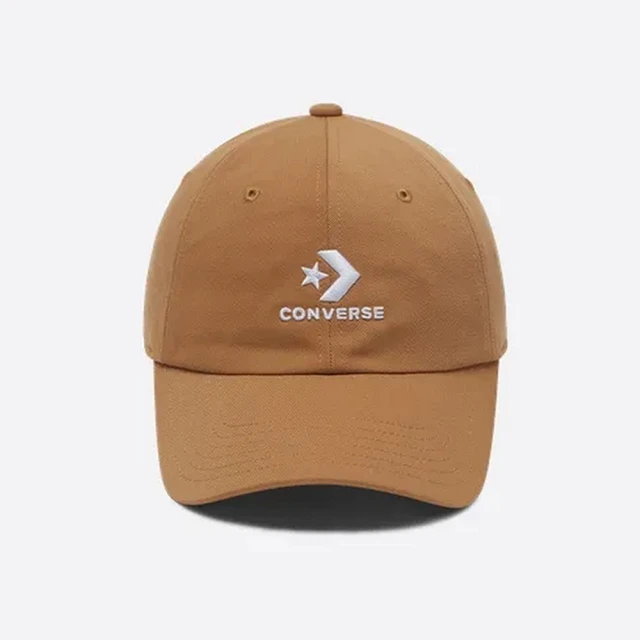 【CONVERSE】LOCKUP SC BASEBALL CAP 休閒帽 男帽 女帽 棕色(10022131-A24)