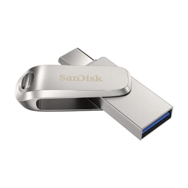 【SanDisk 晟碟】全新版 128GB Ultra Luxe TYPE-C USB 3.2 雙用隨身碟 原廠5年保固 最高讀速400MB/s