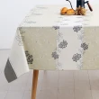 【CasaBella 美麗家居】防水桌巾 米褐亞維儂 140x140cm(防水 防油 PVC 桌巾 桌布 野餐桌巾)