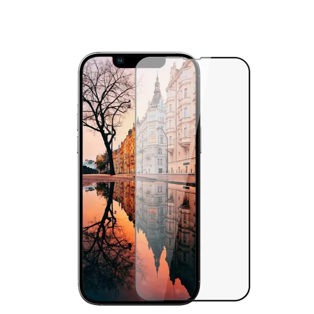 IPhone 13/13 PRO 保護貼 保護貼 買一送一覆蓋黑框玻璃鋼化膜(買一送一 IPhone 13/13 PRO 保護貼)