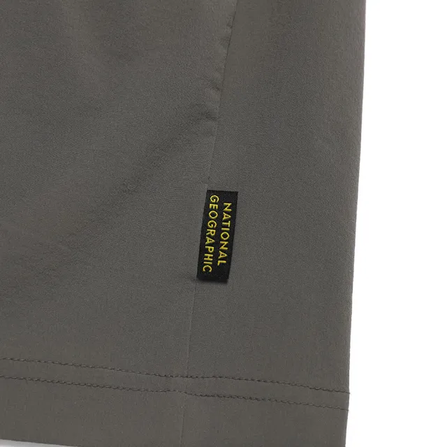 【National Geographic 國家地理】男女同款 URBAN AIRDOT 短袖上衣 - 深灰色(高透氣/輕量化/男女同款)