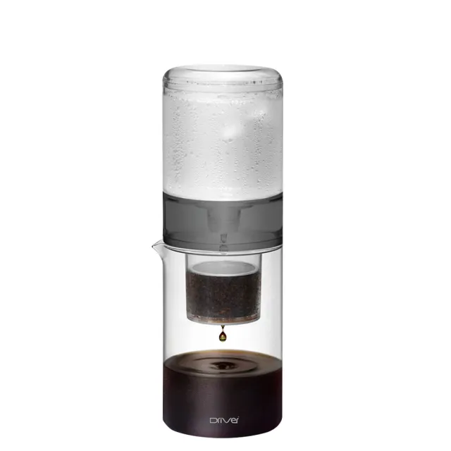 【Driver】NEW設計款冰滴咖啡壺-600ml 煙燻黑(全新結構設計 冰滴咖啡壺 咖啡壺 冷萃咖啡)