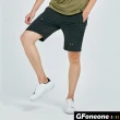【GFoneone】男吸排開襟工作登山機能短褲-黑色(男短褲)