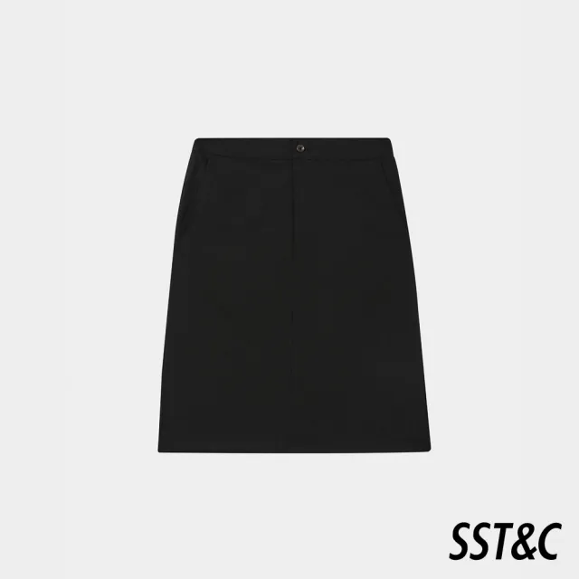 【SST&C 新品９折】黑色西裝裙7462404005