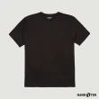 【Hang Ten】男裝-基本款BCI純棉圓領腳丫短袖T恤(黑)