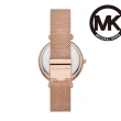 【Michael Kors 官方直營】Darci 璀璨星辰外環鑽女錶 玫瑰金不鏽鋼錶帶 手錶 34MM MK4630