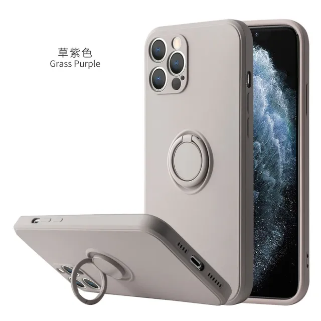 【WJ】iPhone 13/mini/Pro/Pro Max 全包加厚升級版指環支架手機保護殼