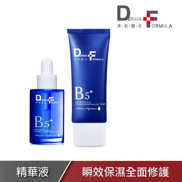 DF 美肌醫生 玻尿酸超導保濕瞬效精華30ml+玻尿酸超導保濕瞬效輕乳霜40ml